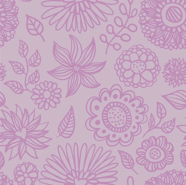 Fundo com flores — Vetor de Stock