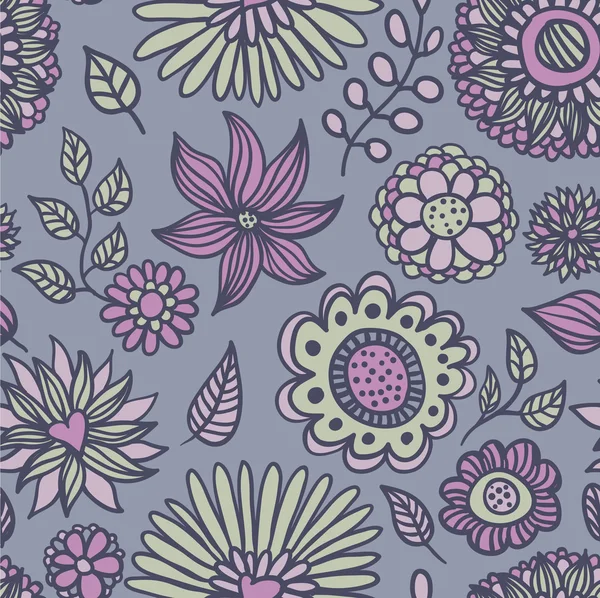 Fundo com flores — Vetor de Stock