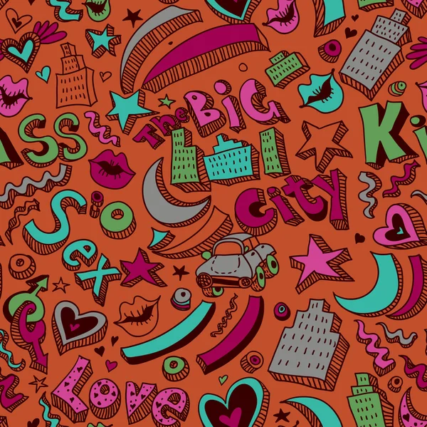 Decorative urban background