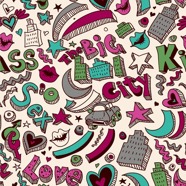 Decorative urban background
