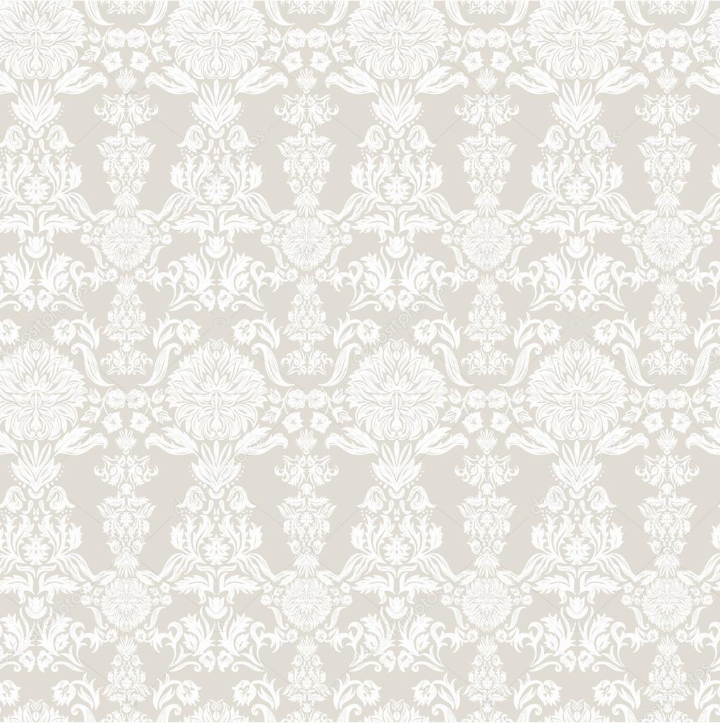 Seamless vintage background, baroque pattern