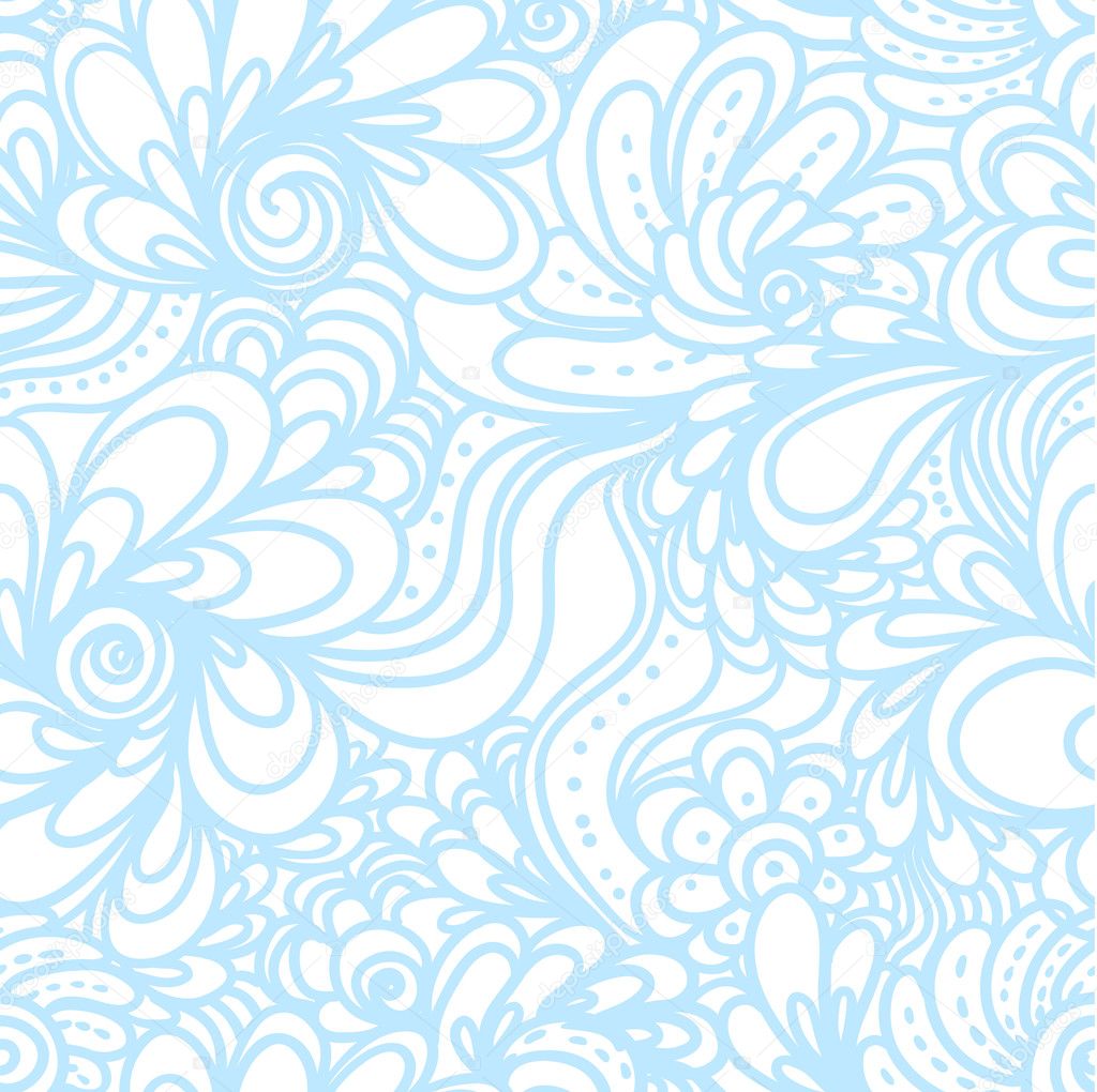 abstract seamless flower pattern
