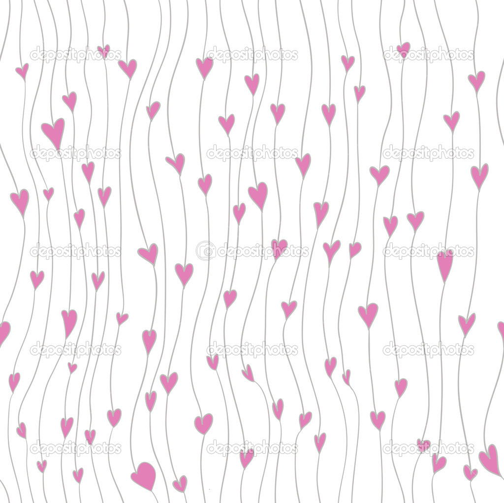 Background with line and hearts pattern wallpaper