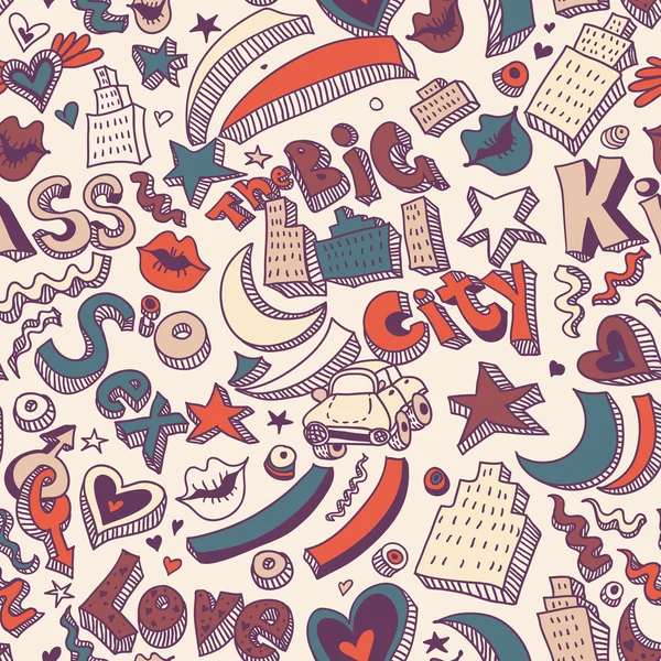Decorative urban background
