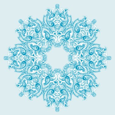 Klasik şablon Oriental daire arkaplan duvar kağıdı, arkaplan