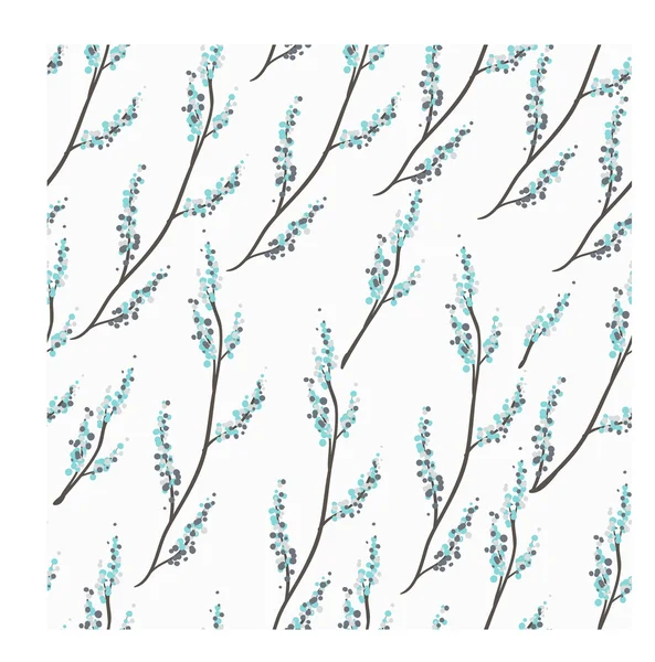 Nahtlose florale Muster klassische Tapete Hintergrund — Stockvektor