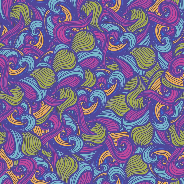 Patrón abstracto sin costuras, fondo de ondas, fondo de pantalla — Vector de stock