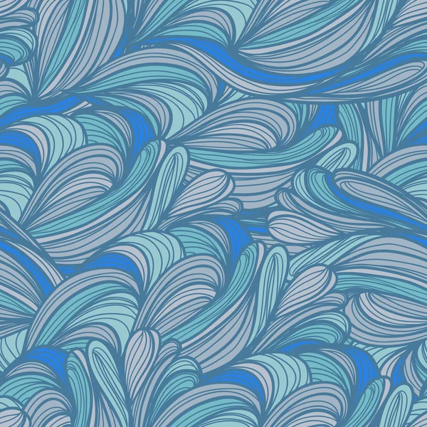 Patrón abstracto sin costuras, fondo de ondas, fondo de pantalla — Vector de stock