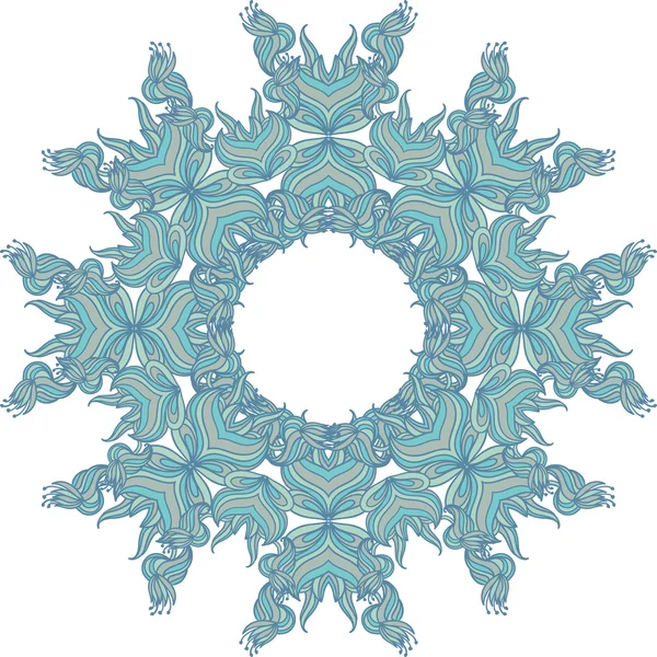 doku soyut çiçekli