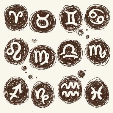 vektör astrolojik Icon set
