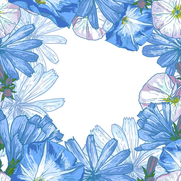 Beau motif floral sans couture — Image vectorielle