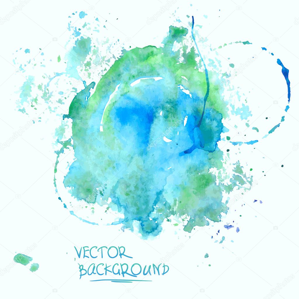 Watercolor abstract background