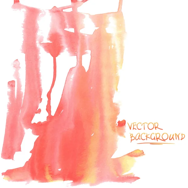 Aquarel abstracte achtergrond — Stockvector