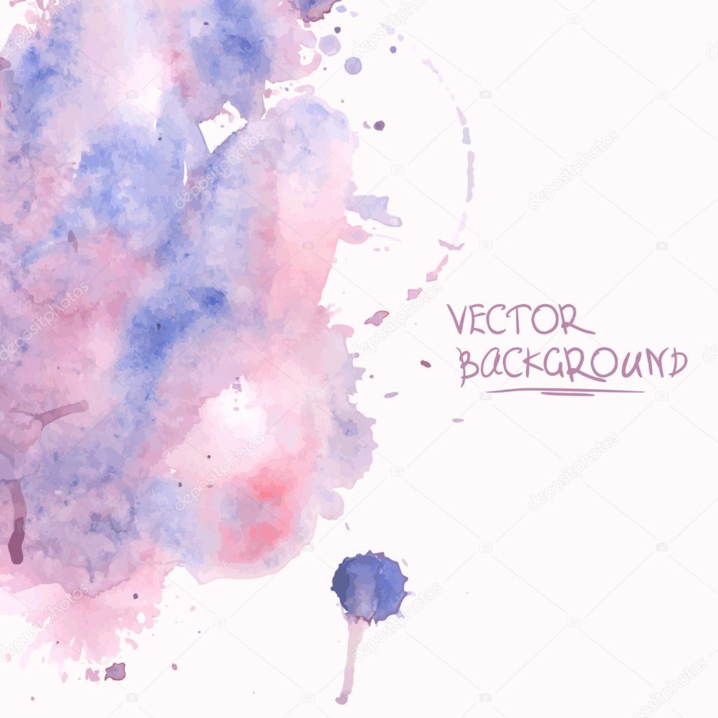 Watercolor abstract background