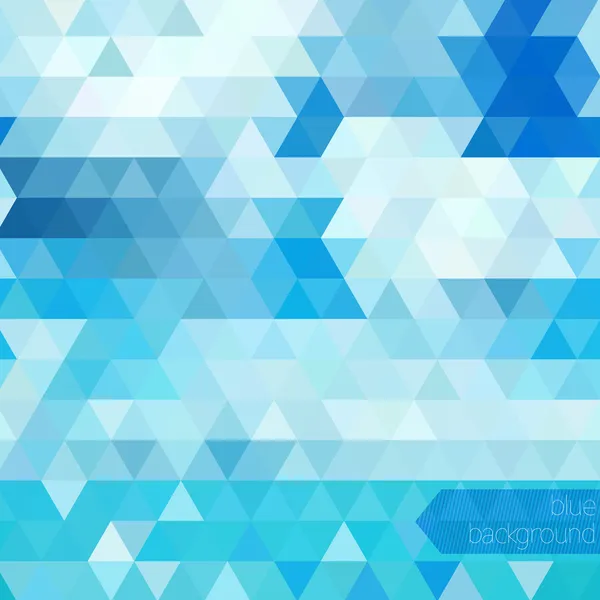 Blue abstract geometric background — Stock Vector