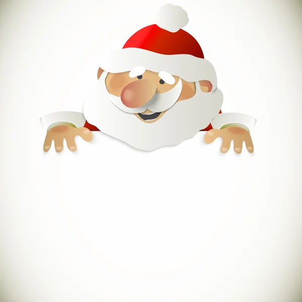 Santa Claus con lugar para tu texto — Vector de stock