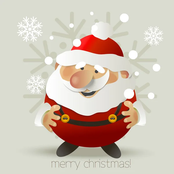 De kerstman. vectorillustratie. — Stockvector