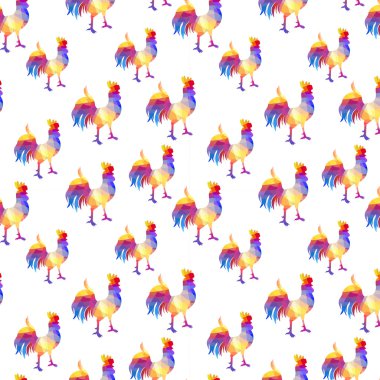 horoz geometrik tarzı ile Seamless Modeli