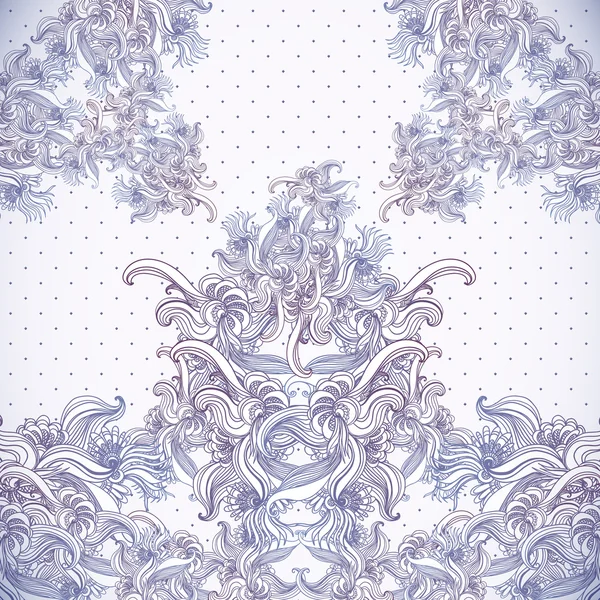 Vintage background, baroque pattern — Stock Vector