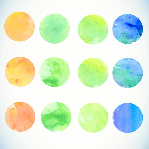 水彩圈设计元素 — 图库矢量图片