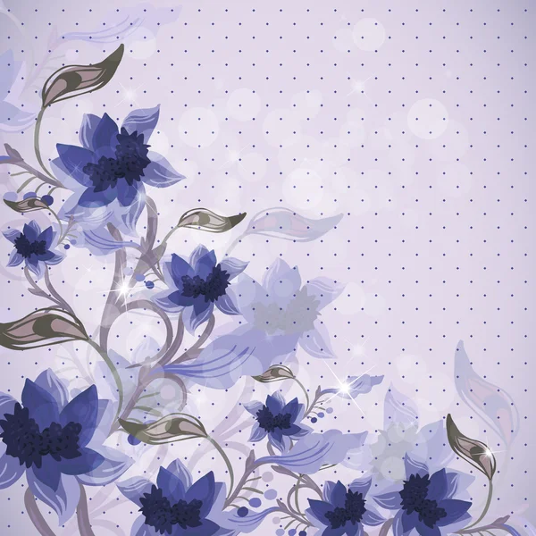 Beau fond floral — Image vectorielle