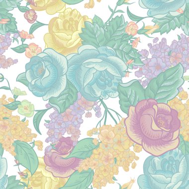 sorunsuz geçmiş ile kır çiçekleri buketi.