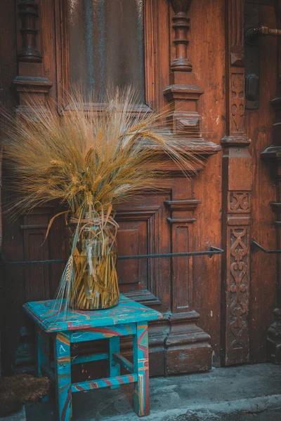 Rural Decoration Front Door Cozy Vintage Things Aesthetic Photo — Photo