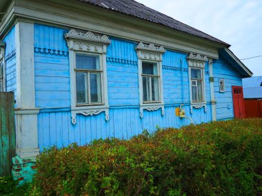 Mozhaysk 'in turistik şehri. Moskova bölgesindeki Mozhaysk şehri, mimarisi olan antik bir şehir..