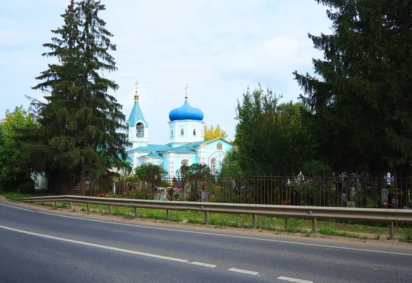 莫扎伊斯克的教堂和大教堂俄罗斯一座古城的东正教建筑 — 图库照片