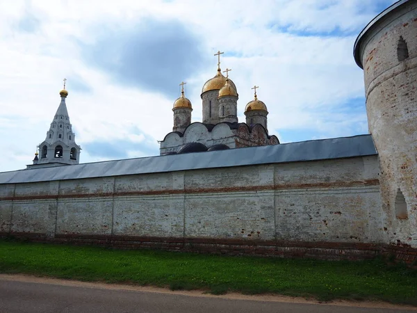 Mozhaysk Kiliseleri Katedralleri Eski Bir Rus Şehrinin Ortodoks Mimarisi — Stok fotoğraf