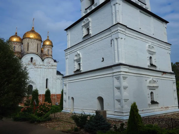 Chiese Cattedrali Mozhaysk Architettura Ortodossa Antica Città Russa — Foto Stock
