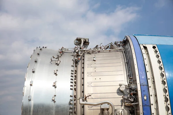 Close Airplane Engine Maintenance — Stock Photo, Image