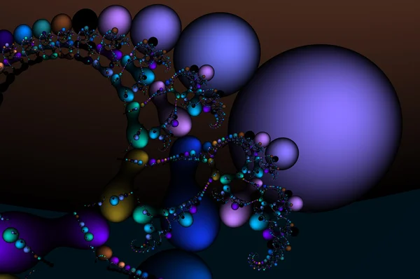 Graça fractal - contas de pérola . — Fotografia de Stock