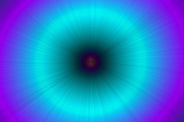 Graça fractal - olho azul-turquesa . — Fotografia de Stock