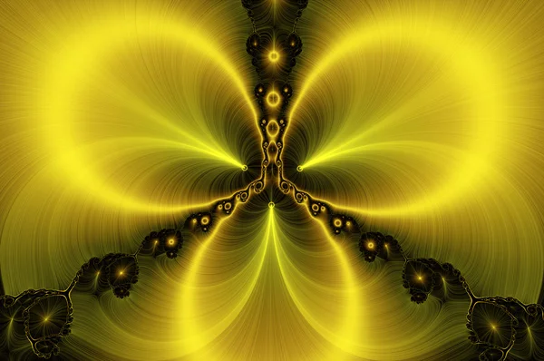 Fractal background - amber art. — Stock Photo, Image