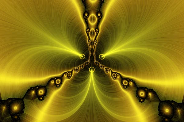 Fondo fractal - ilusión ámbar . —  Fotos de Stock