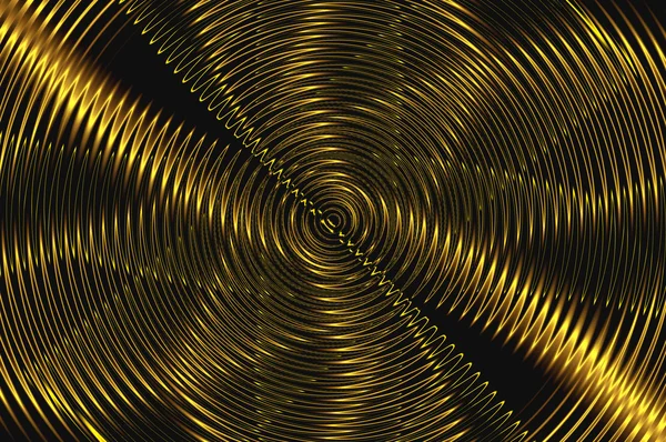 Gold rush. abstract background. 7. golden disc. — Stock Photo, Image