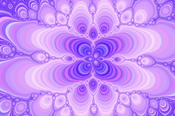 Fractal grace - pastel overflow. — Stock Photo, Image