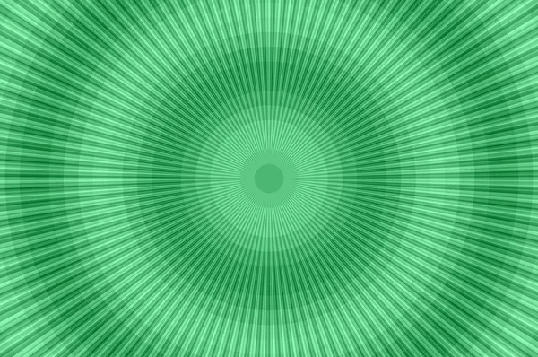 放射状パターン - 緑の抽象的な背景. — ストック写真
