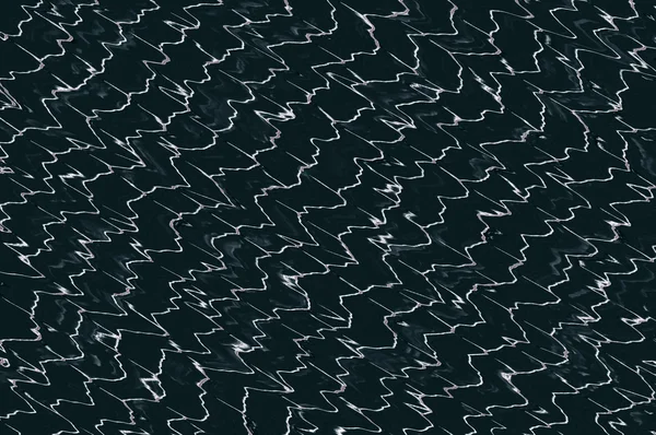 dalgalı çizgi deseni - şık Gümüş-Siyah.