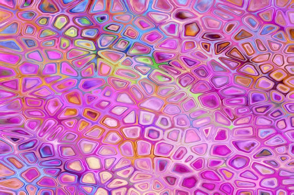 Fondo de mosaico agrietado - rosa . — Foto de Stock