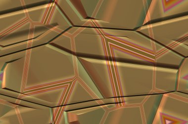 dokulu arka plan - süslü polyhedrons 14.