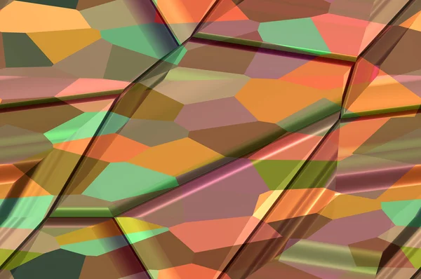 Abstracte gestructureerde achtergrond - fancy polyhedrons 2. — Stockfoto