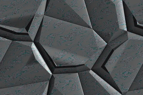 Fundo texturizado abstrato - poliedros extravagantes 16 . — Fotografia de Stock