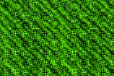 elmas desenli cam, parlak yeşil. arka plan.