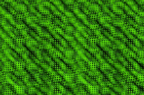 Diamond patterned glass, bright green. Abstract background. — Stock Photo, Image