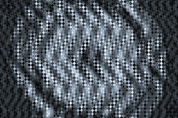 Diamond patterned glass, grayscale. Abstract background. — Stock Photo, Image