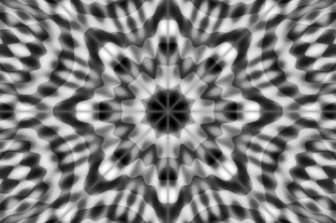 Radyal noktalı resim mozaik desen 3.