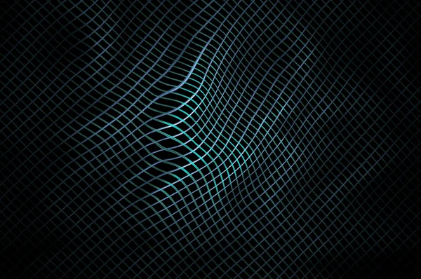 Bending highlighted mesh pattern I. Abstract background. — Stock Photo, Image