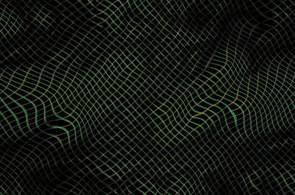 Bending highlighted mesh pattern J. Abstract background. — Stock Photo, Image